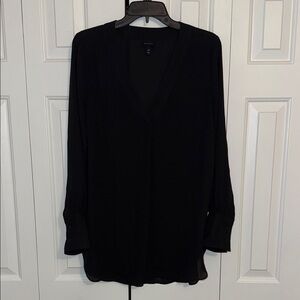 Who What Wear Elegant Black Women's Top